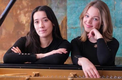 Pianoduo Marianne en Maureen